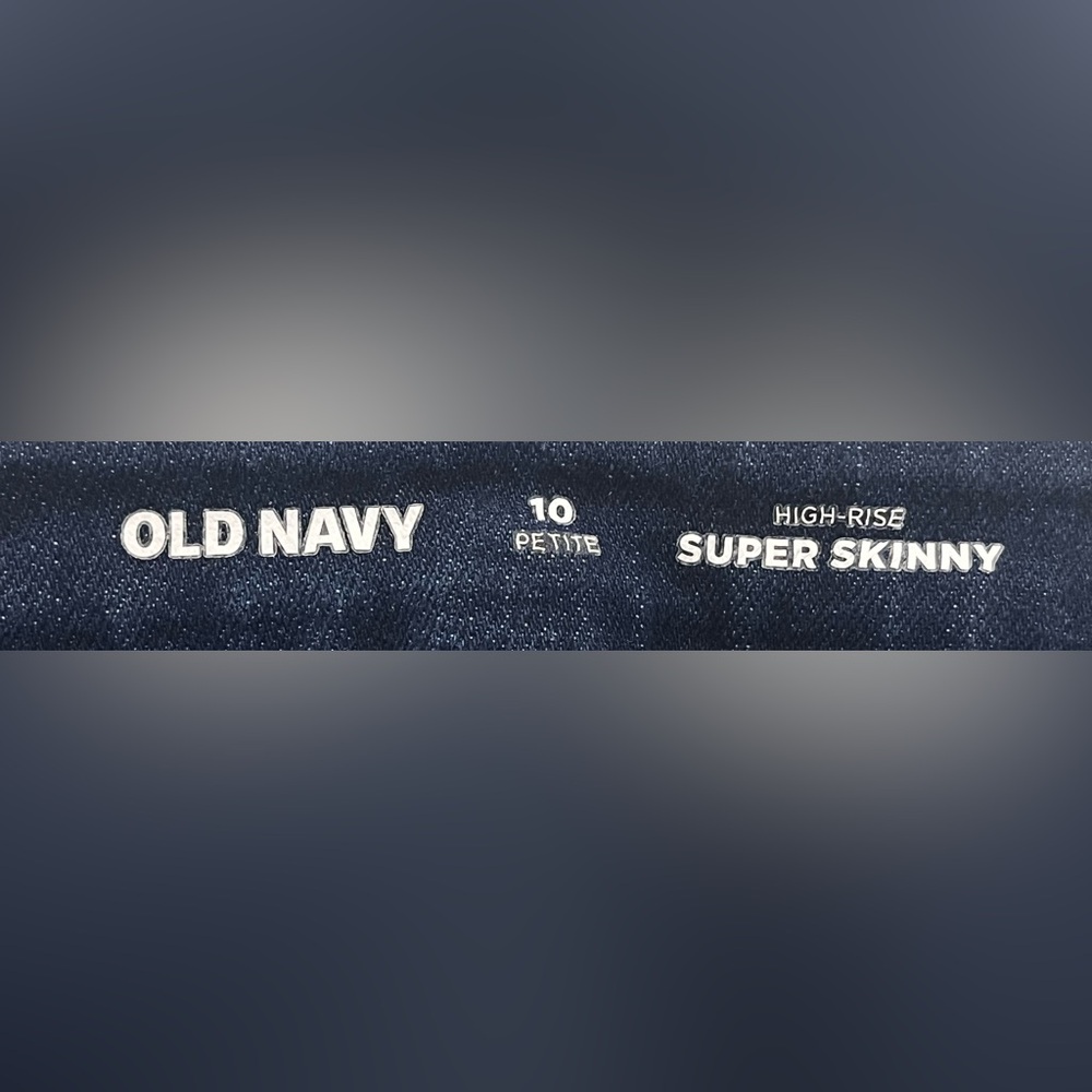 Old Navy 10 Petite High-Rise Super Skinny Jeans. - Picture 5 of 6